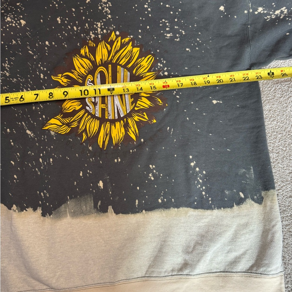 Southern Bliss BLEACHED SWEATSHIRT SOULSHINE Size L - Picture 7 of 9